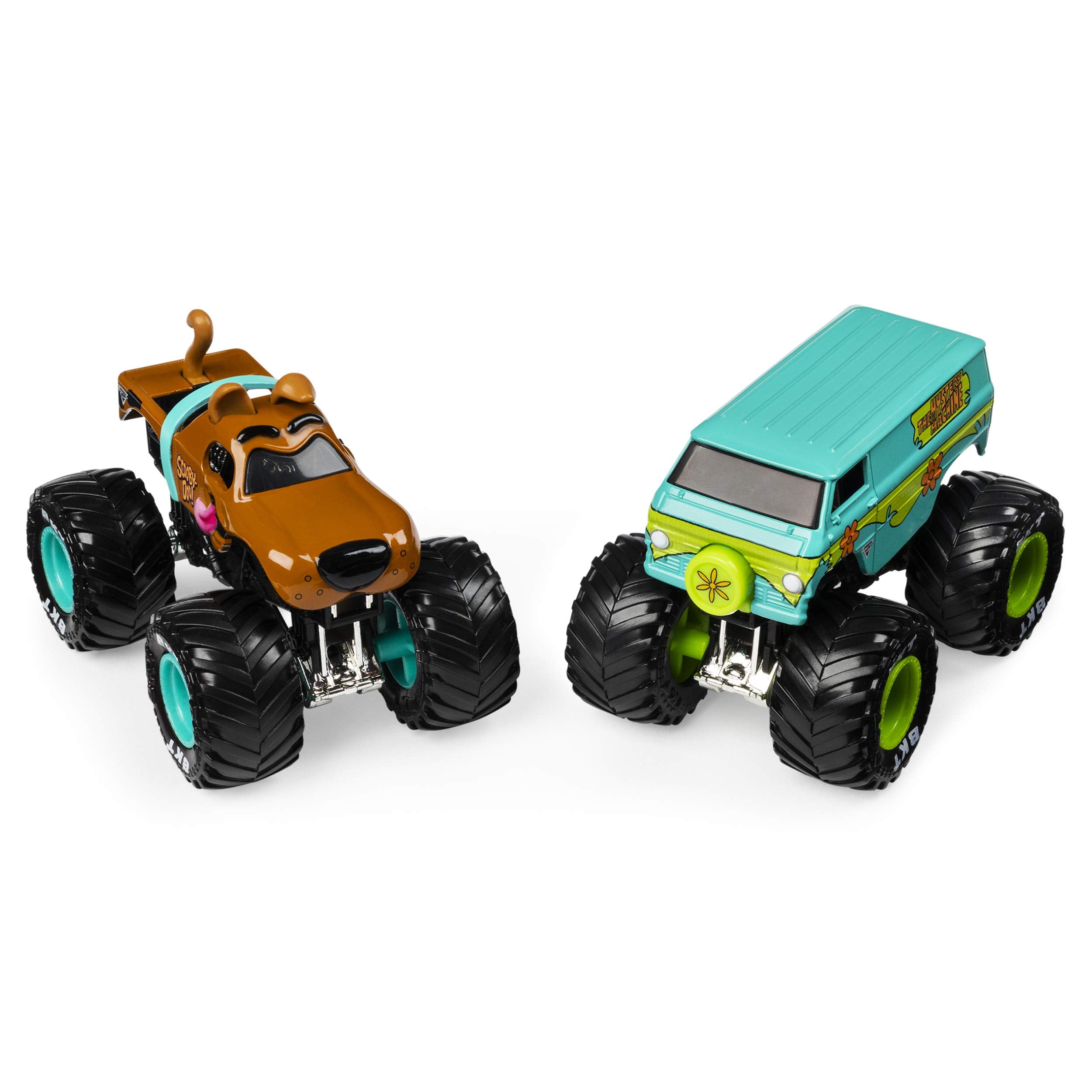 Monster Jam official BKT tires detail enhances realism and play.