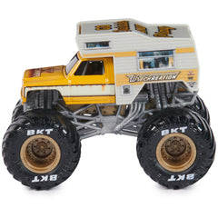 Official BKT tires detail on Monster Jam truck for authentic look