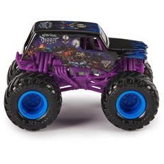 Monster Jam official BKT tires and detailed graphics offer an authentic replica look.