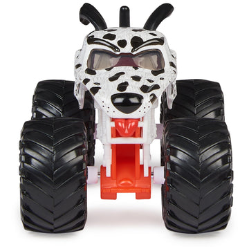 Monster Jam official BKT tires provide a durable look for imaginative stunts.