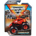Monster Jam Crushstation 1:64 truck front view with official branding for collectors.