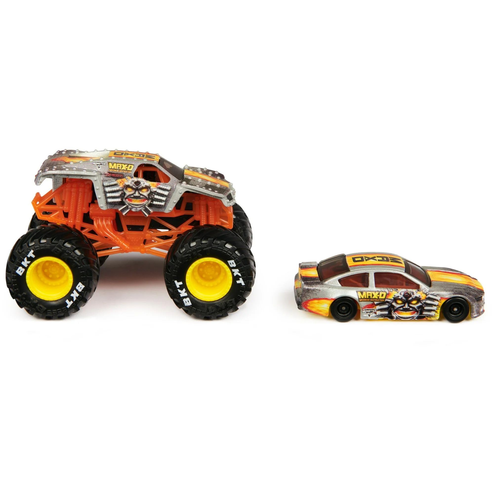 Monster Jam official die-cast graphics for epic play sessions.
