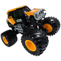 Authentic graphics and detailed chassis on the JCB DIGATRON truck