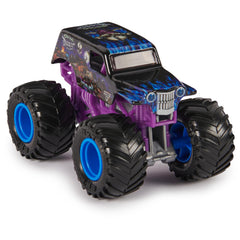 Monster Jam packaging QR code poster lets you view the collector artwork.