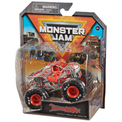 Monster Jam packaging supports unboxing and easy display setup.