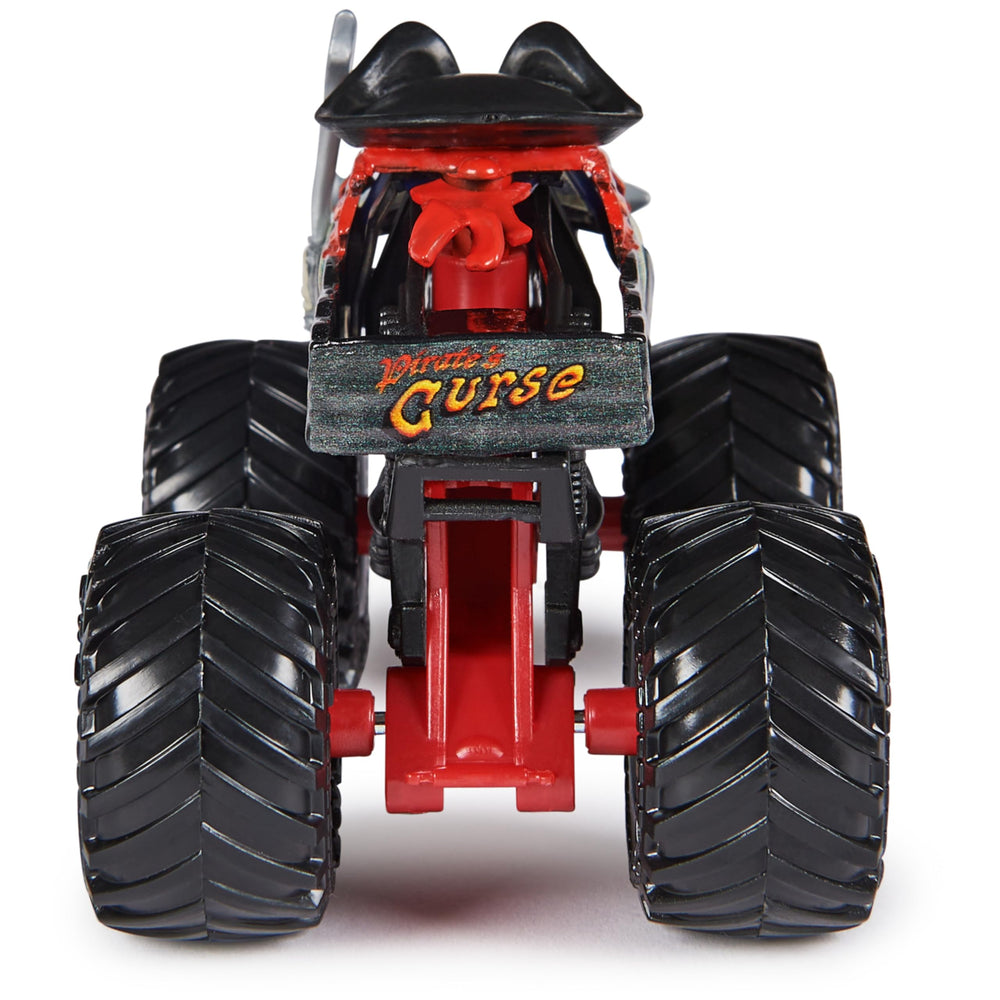 Monster Jam Pirates Curse 1:64-scale graphics and decals for authentic style.