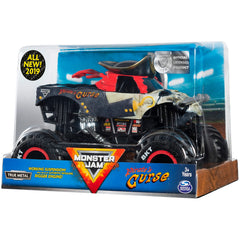 Monster Jam Pirates Curse Truck detailed chassis for collectors and fans.
