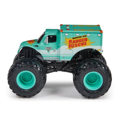 Monster Jam Ranger Rescue official BKT tires emphasize true-to-truck appearance.