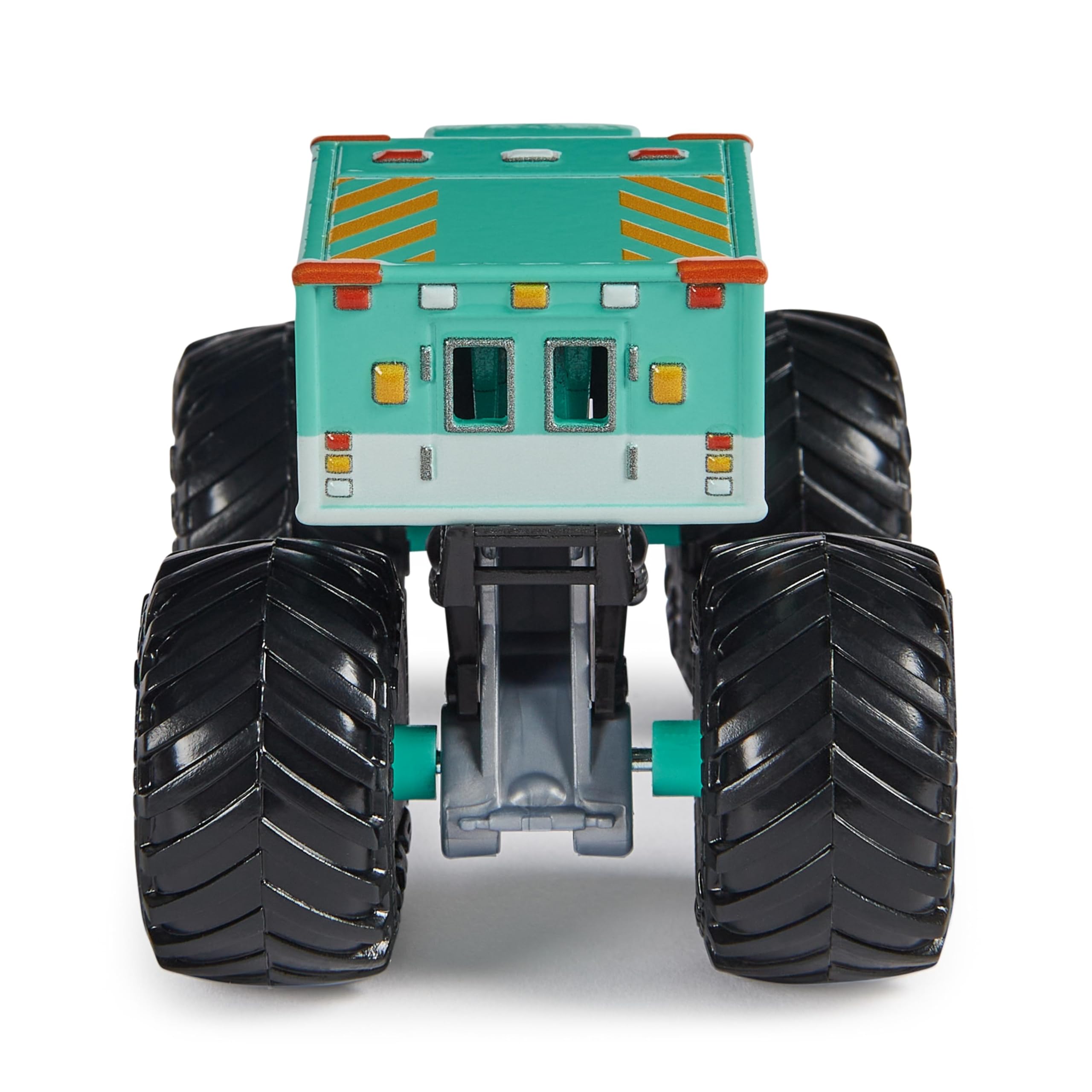 Monster Jam Ranger Rescue packaging shows QR code for exclusive posters.