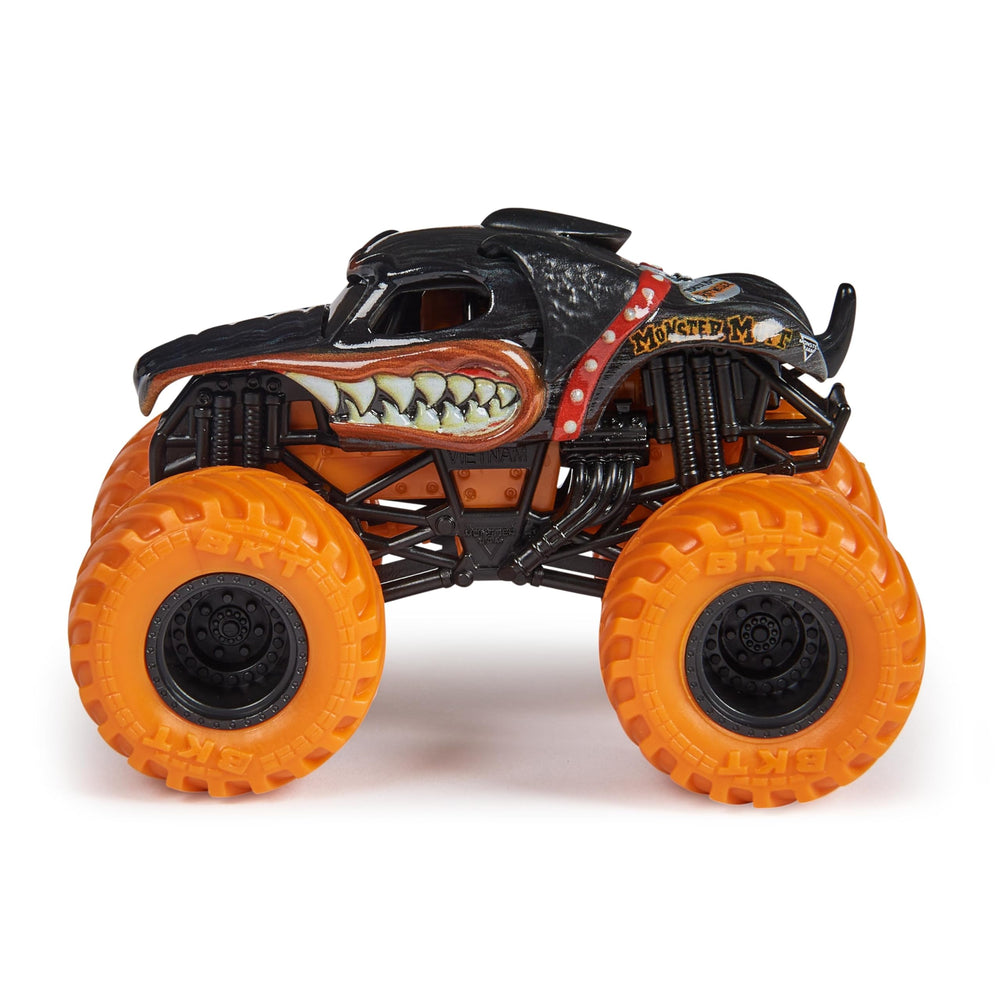 Monster Jam Ruff Crowd Monster Mutt Rottweiler decal-detail shows crisp graphics.