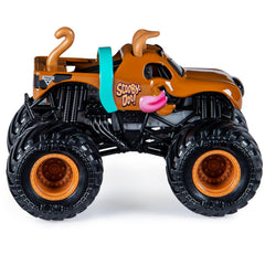 Monster Jam Scooby Doo truck with chrome rims and BKT tires for bold visuals
