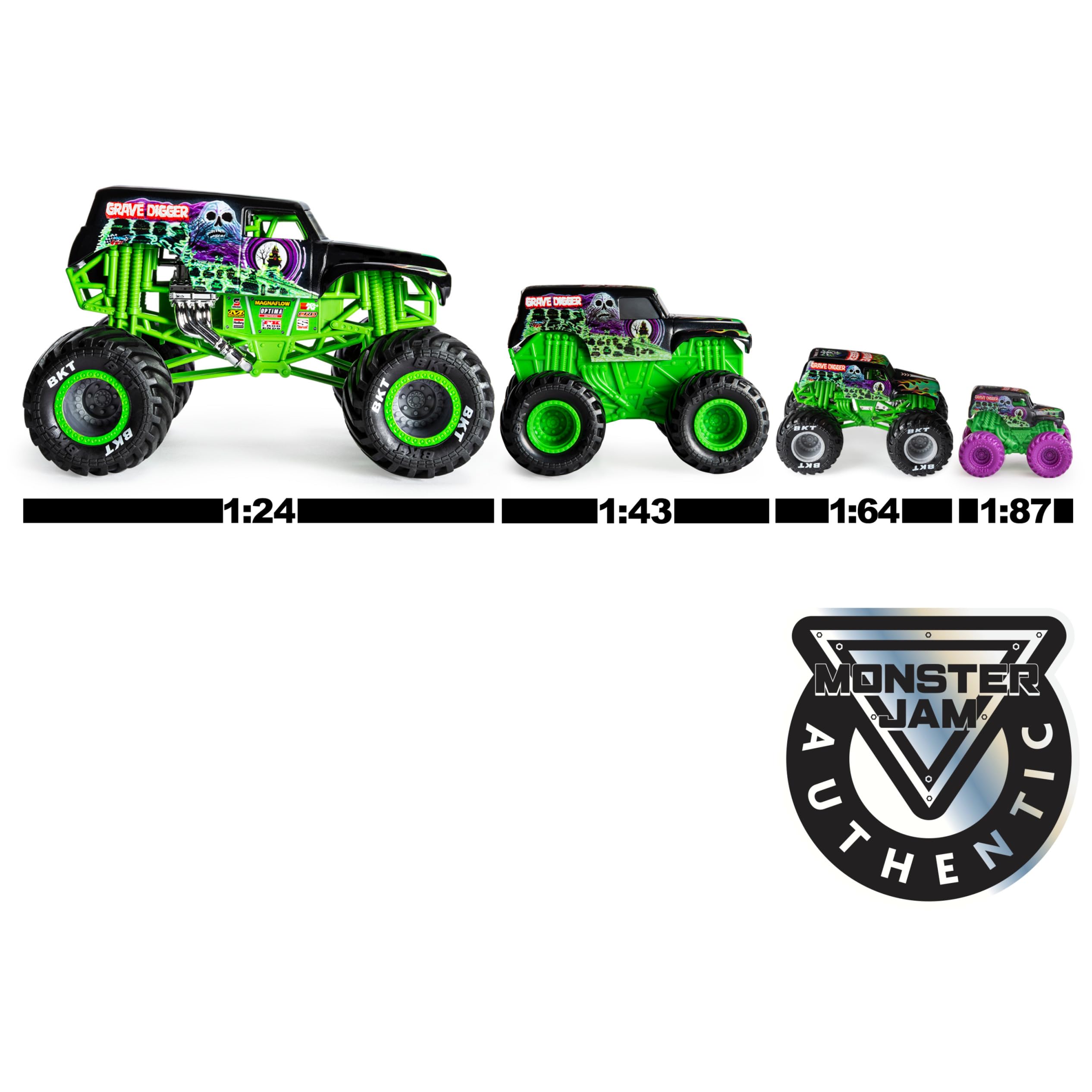 Monster Jam Scooby-Doo truck with molded driver seat for realistic display.