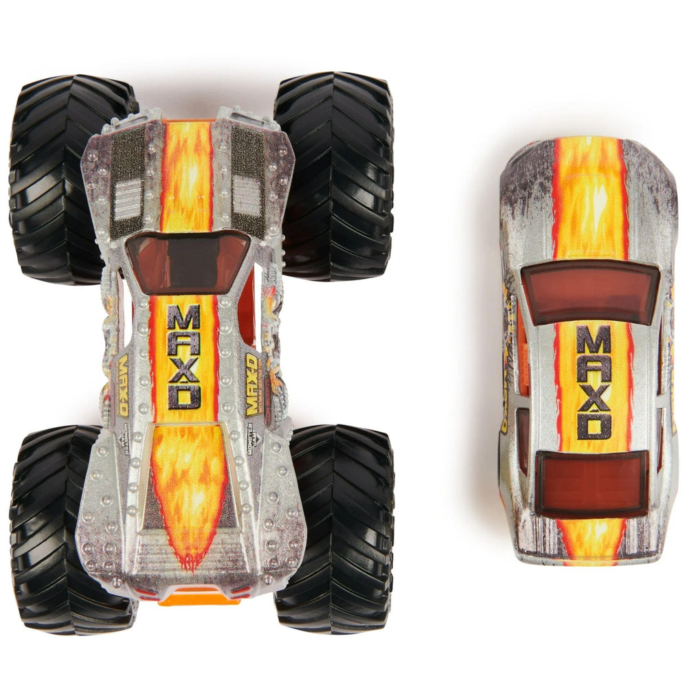 Monster Jam Series 5 packaging 1:64 ideal for gifting fans.