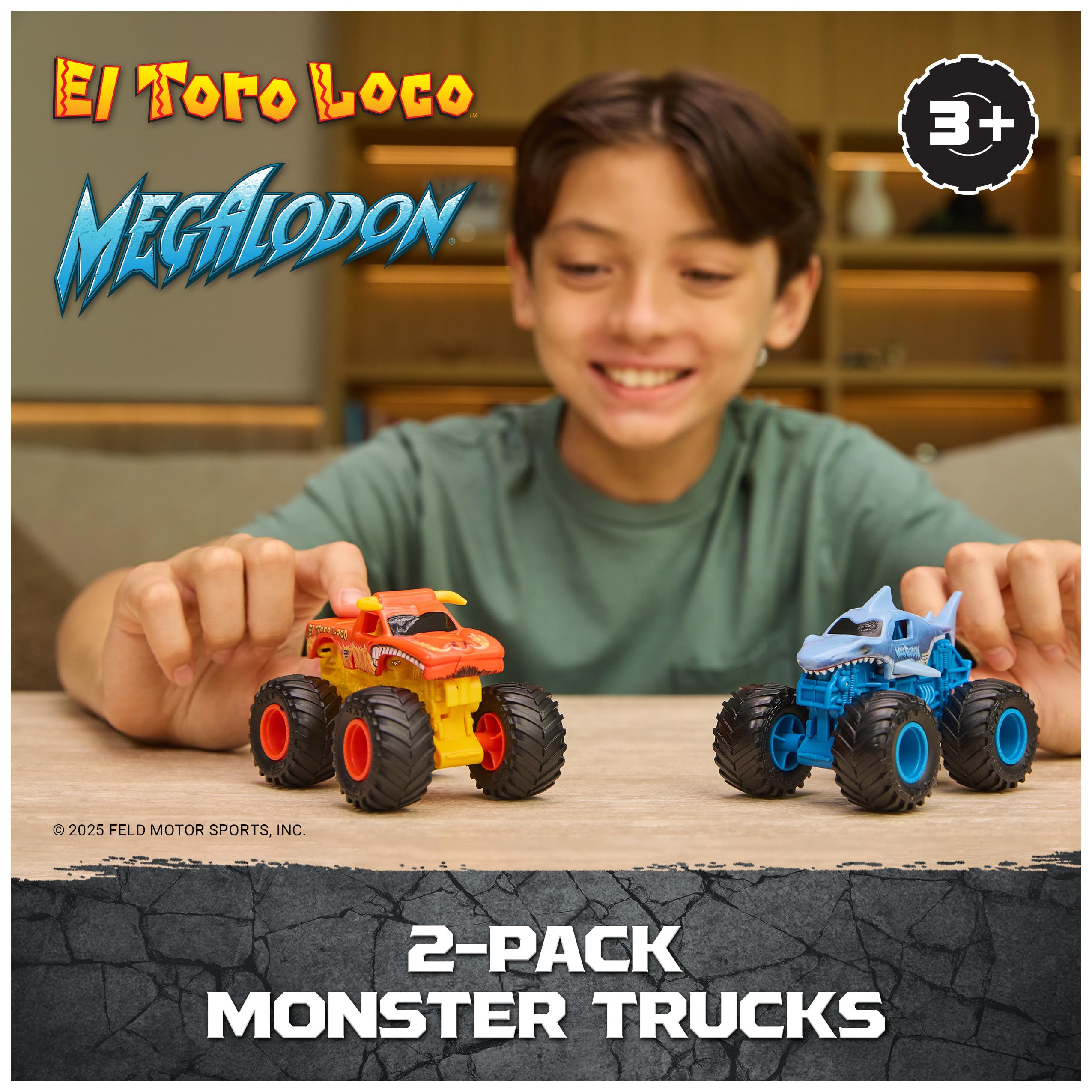 Monster Jam El Toro Loco truck showing authentic decals for collector appeal