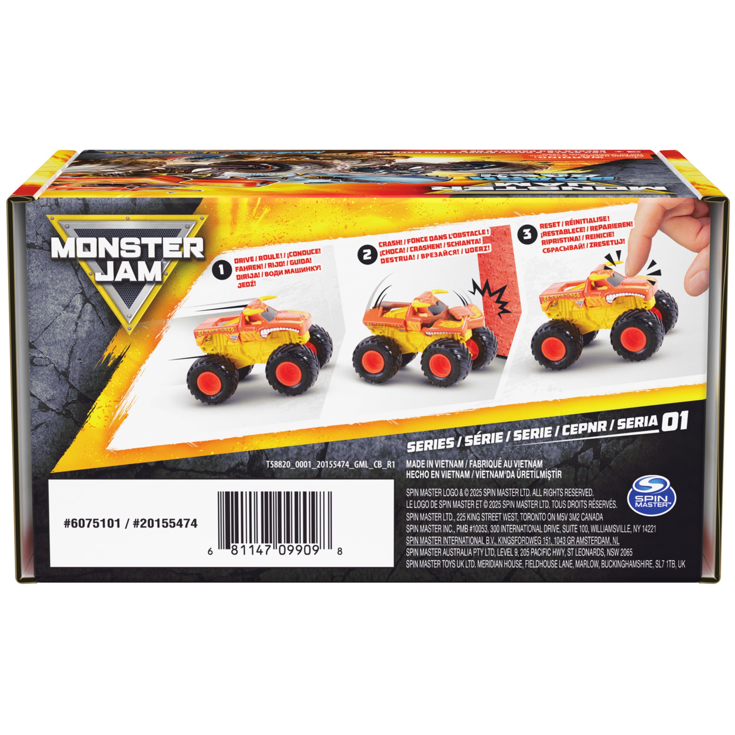 Monster Jam gift-ready for kids ages 3 and up