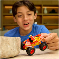 Monster Jam Smash & Bash Megalodon in action with rivals boosts play possibilities