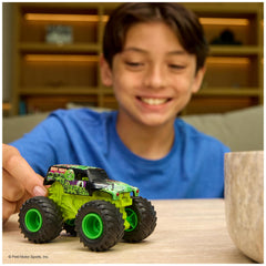 Monster Jam Smash & Bash Megalodon repair squeeze enables quick resets