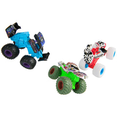 Monster Jam Mutt Dalmatian side view with authentic graphics for arena-style pretend play.