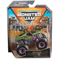 Monster Jam Soldier Fortune 1:64 die-cast truck ready for action-packed play.