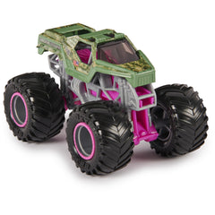 Monster Jam Soldier Fortune detailed graphics elevate display value on shelves.