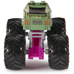 Monster Jam Soldier Fortune digital collector poster encourages organizing a growing collection.