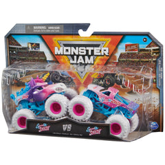 Monster Jam Sparkle Smash play-ready trucks for lively toy adventures.