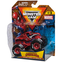 Monster Jam Spider-Man in motion ready for action-packed play