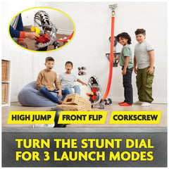 Stunt dial controls the Dino mouth for dynamic moves