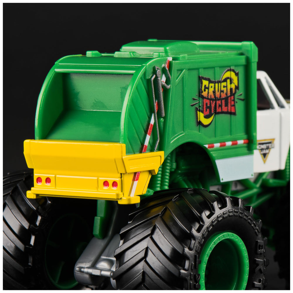 Monster Jam collector poster QR on packaging for digital tracking