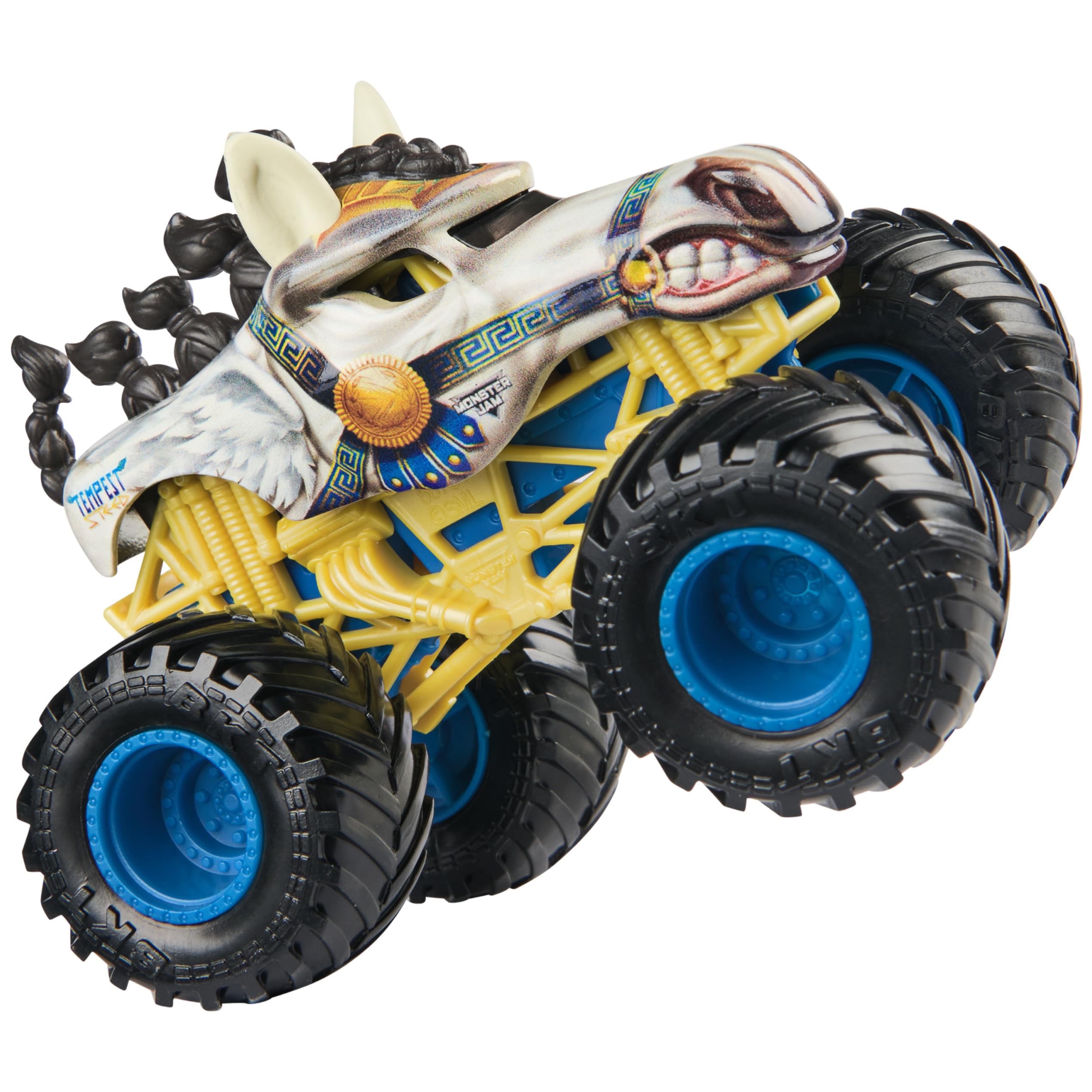 Monster Jam Tempest Steed 1:64 graphics highlight authentic decals and color