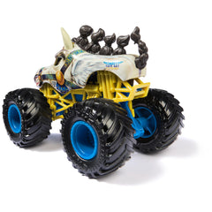 Monster Jam Tempest Steed 1:64 tire detail with official BKT tires