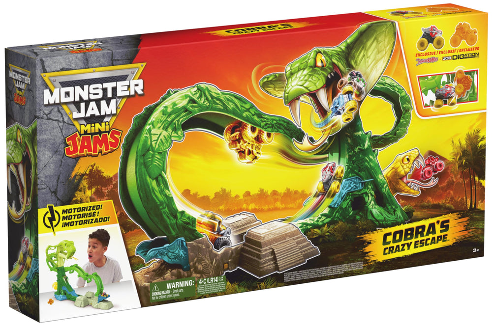 Monster Jam ThunderROARus mini jam truck ready for action