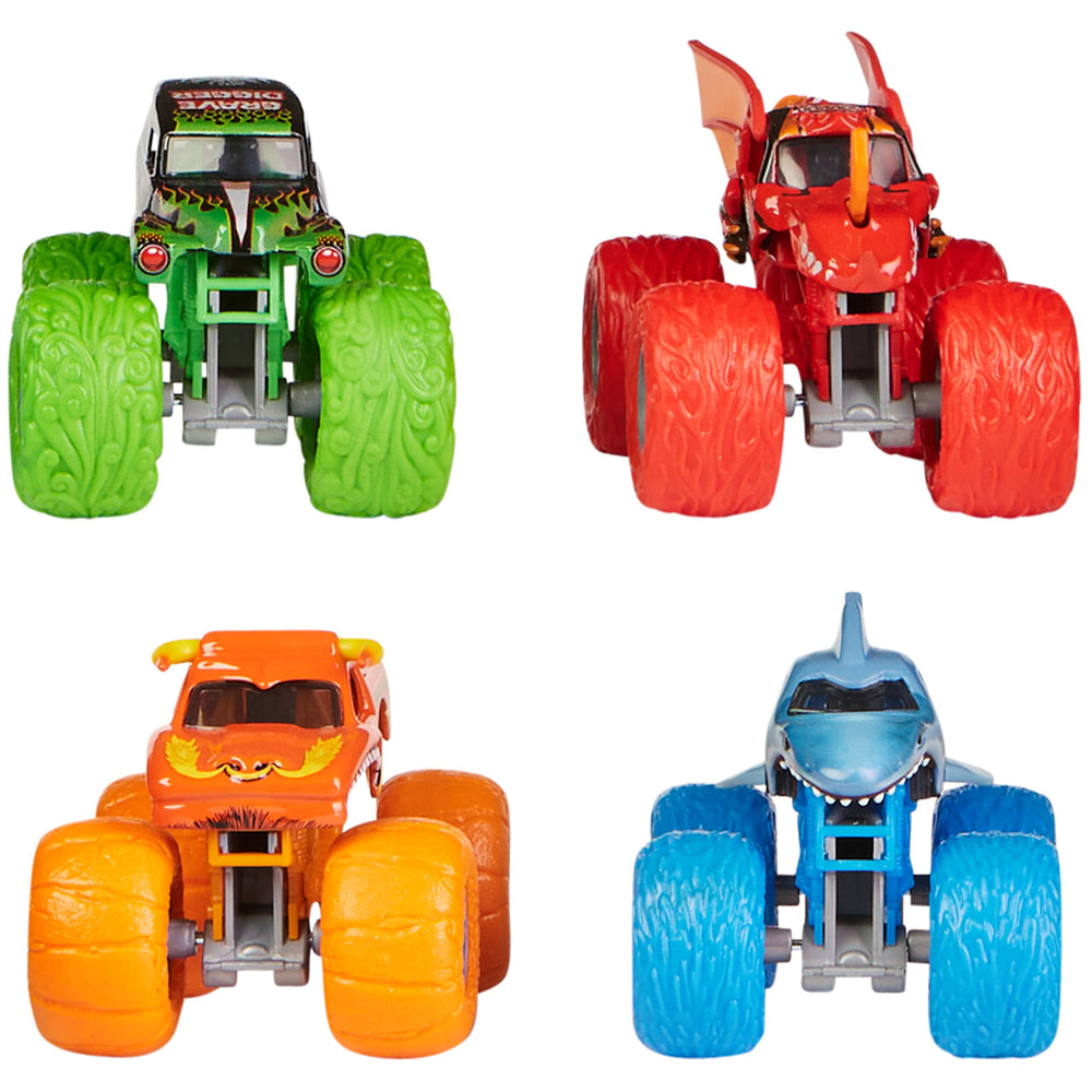 Monster Jam driver molded seat detail for realistic toy play