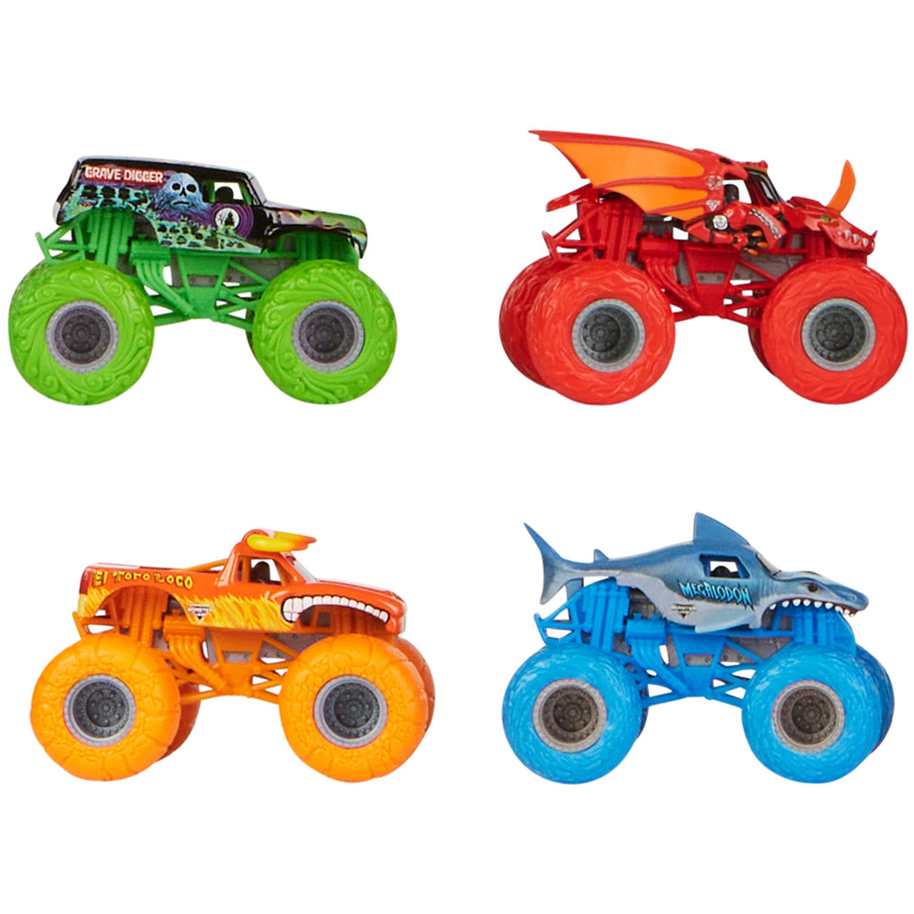 Monster Jam stunt ready design encourages action on track