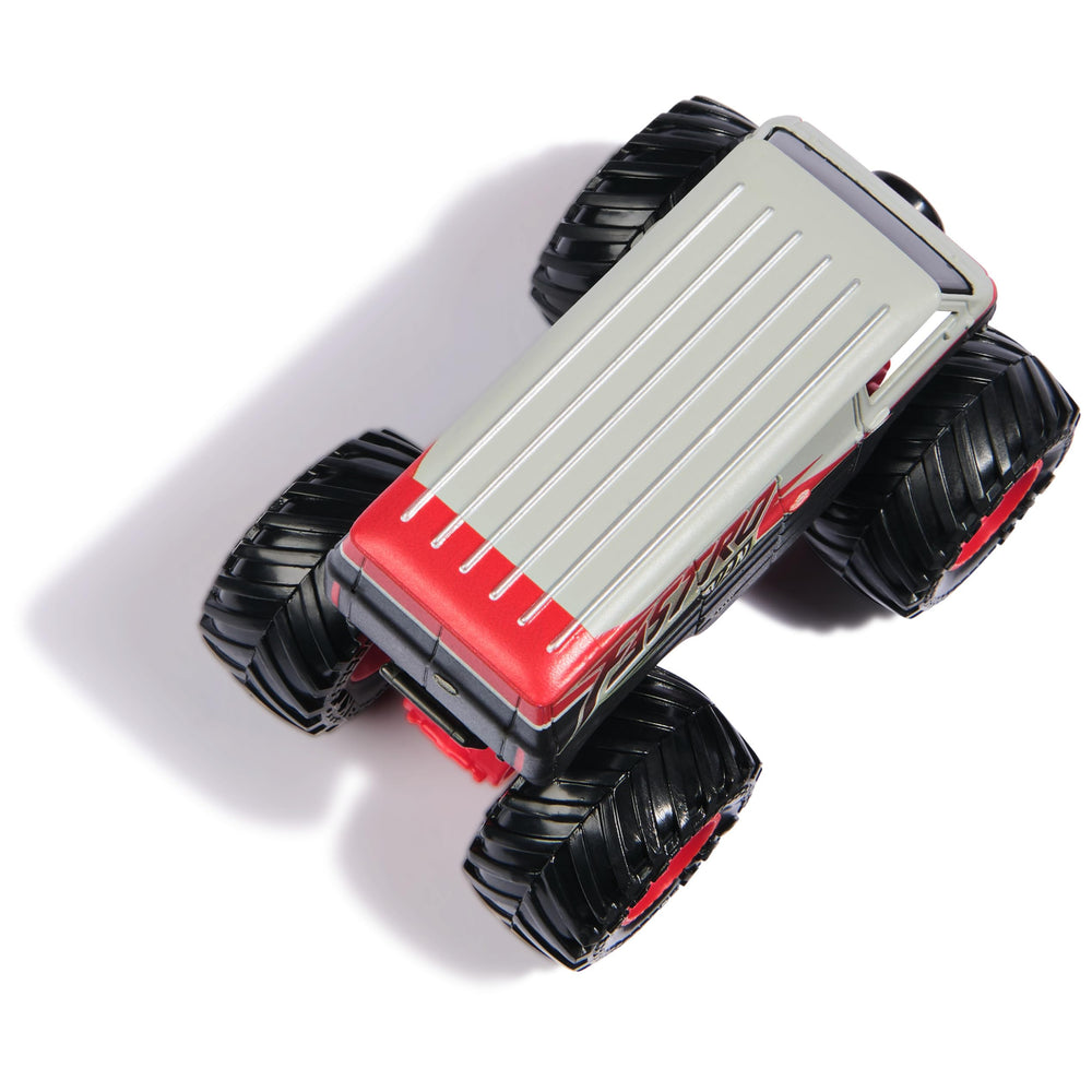 Monster Jam truck-stylized-rims highlighting enhanced display appeal.