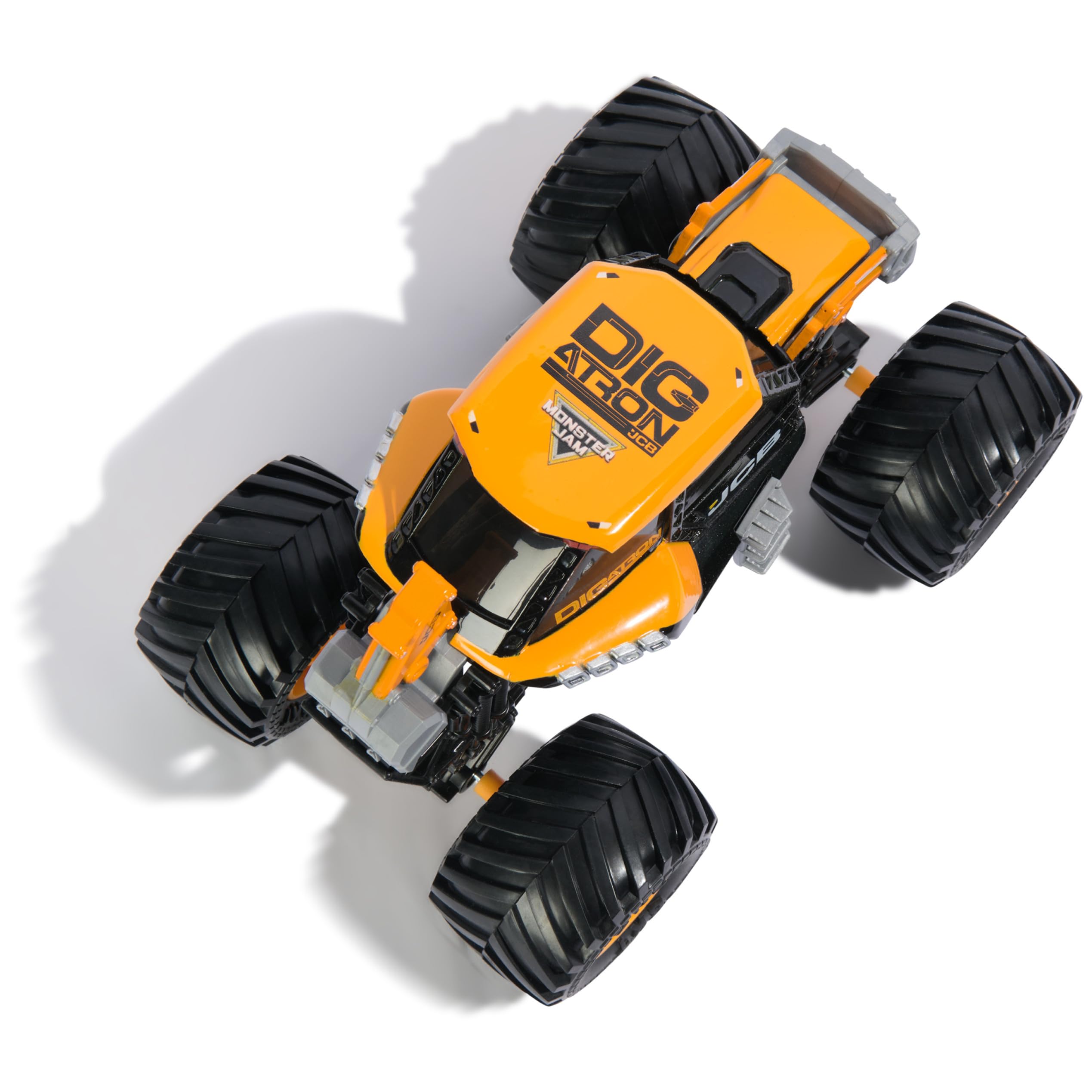 Working suspension cushions landings for dynamic Monster Jam action