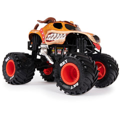 Monster Jam working suspension highlights action-ready features for dynamic play.