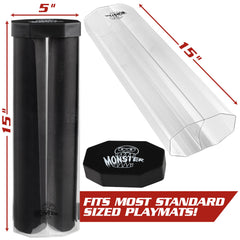 Sturdy cap and construction ensure reliable protection during transport.