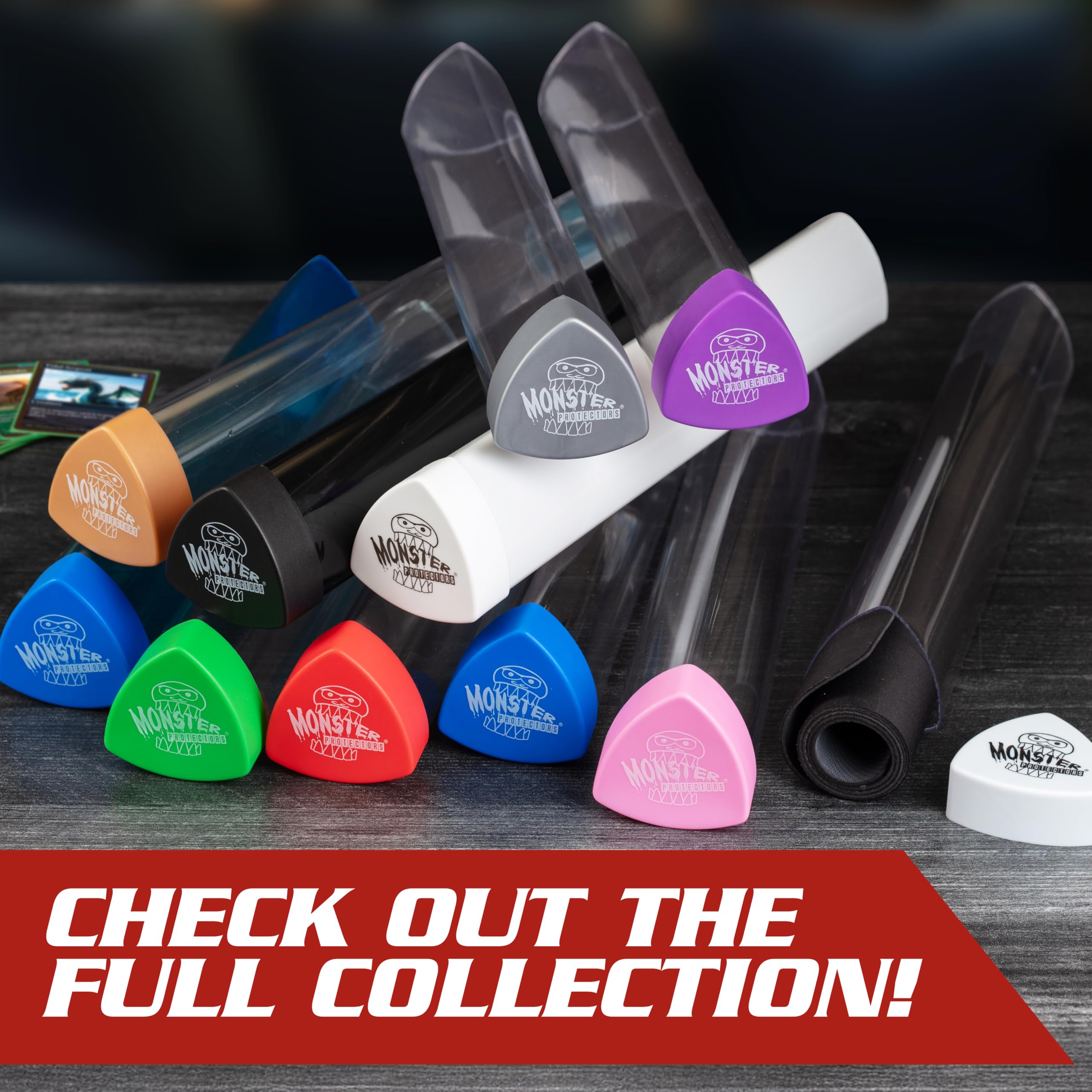 Monster Protectors compatible with MTG and RPG gear for organized gameplay.