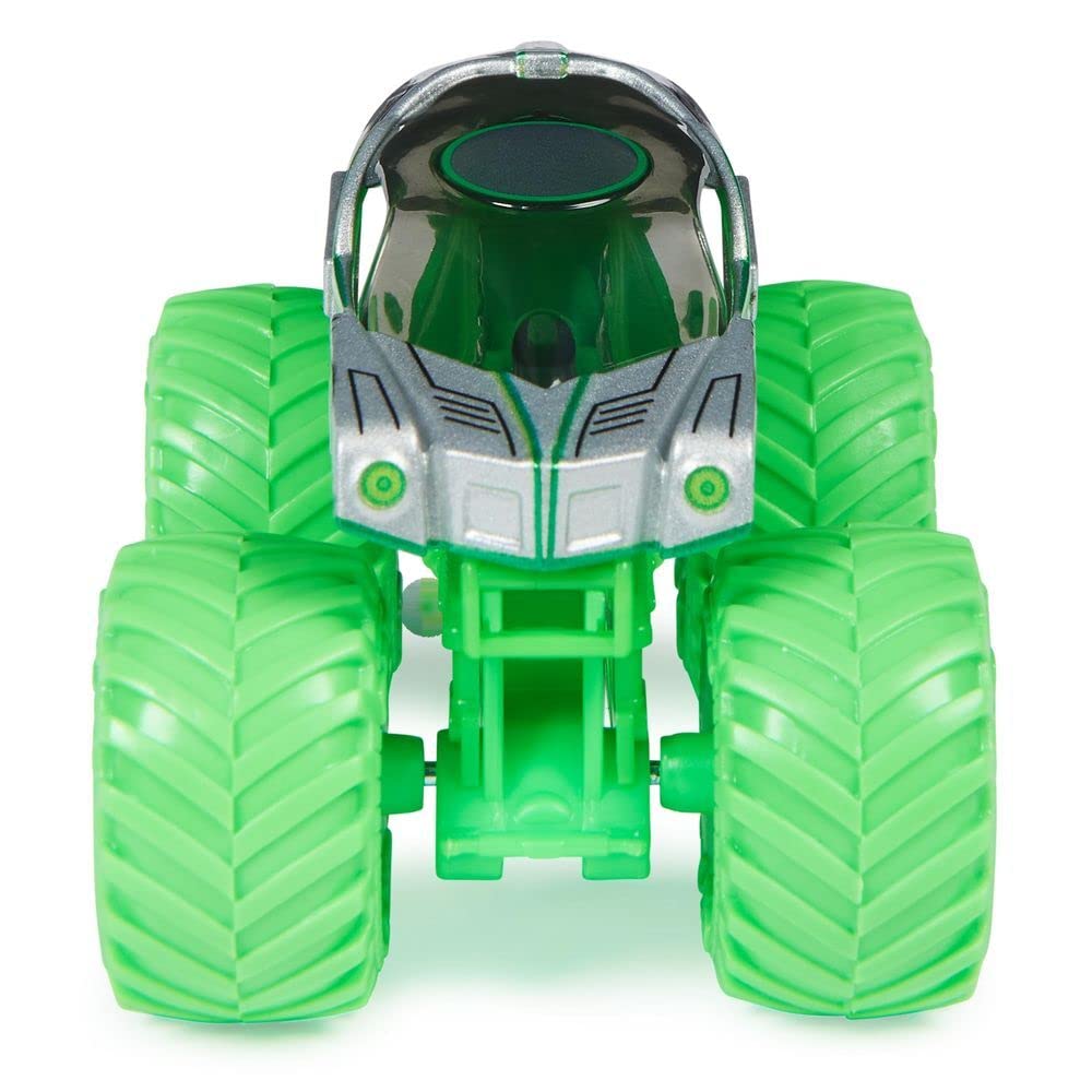 Monster Jam alien invasion accessory barrel enables dramatic stunts