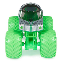 Monster Jam alien invasion accessory barrel enables dramatic stunts