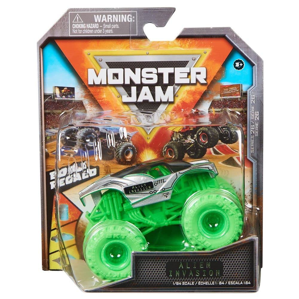 Monster Jam 1:64 diecast truck ready for collection and display