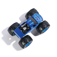 Monster Jam Blue Thunder official BKT tires highlight authentic rolling feel