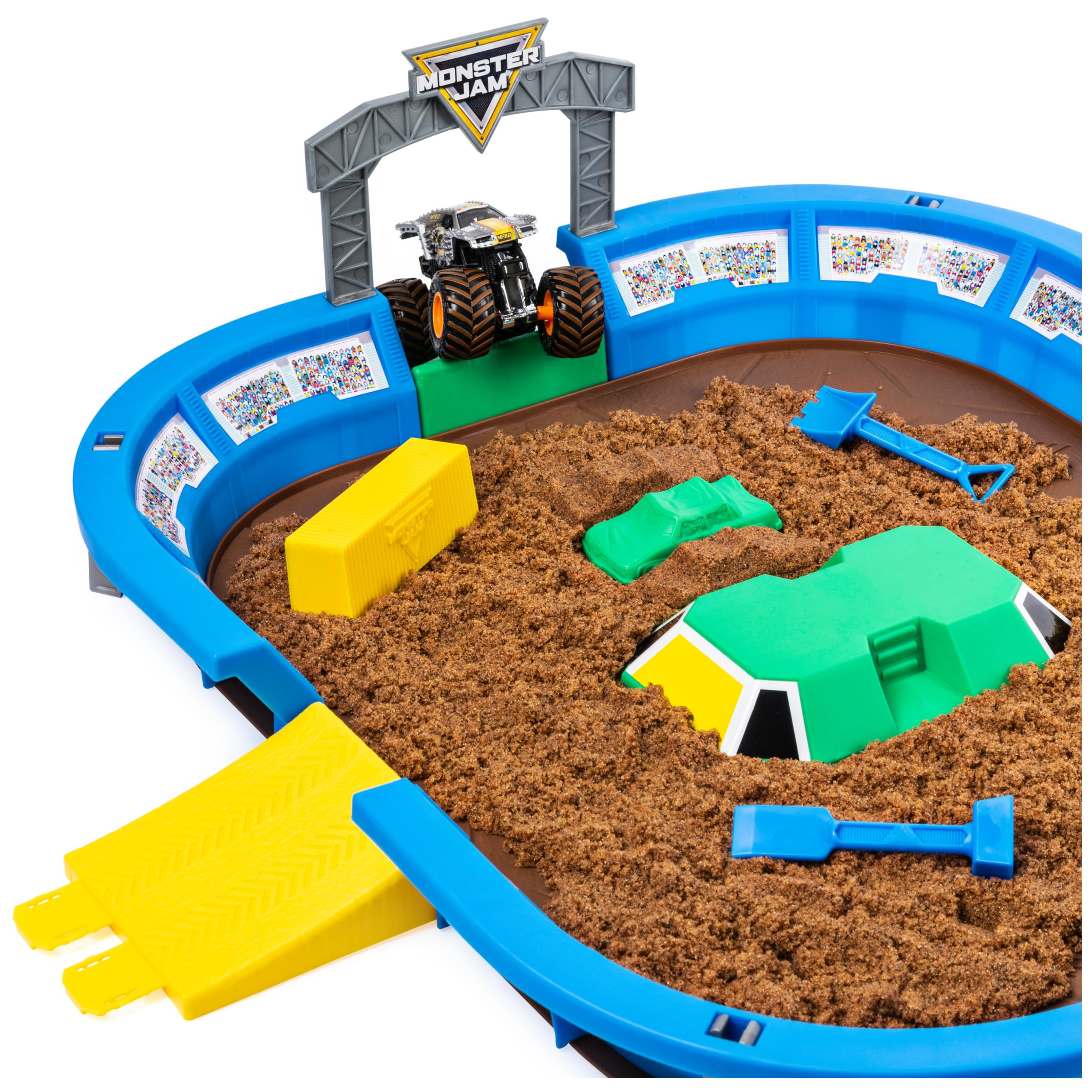 24-inch wide arena expands racing and freestyle options.