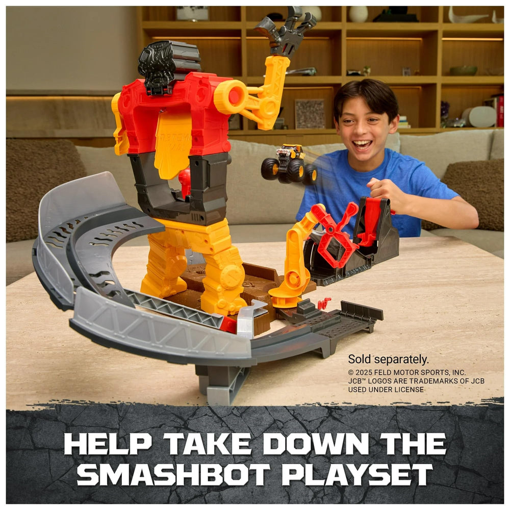 Monster Jam Smash and Bash Zombie die-cast model ready for play or gifting