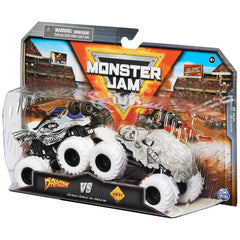 Monster Jam Yeti 1:64-scale truck ready for action-packed race visuals
