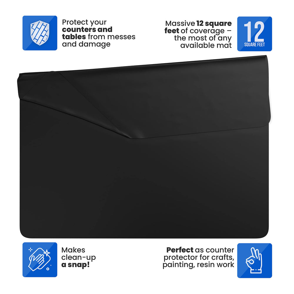 MonsterMat soft non-stick silicone mat for painting, crafting, or play surfaces.