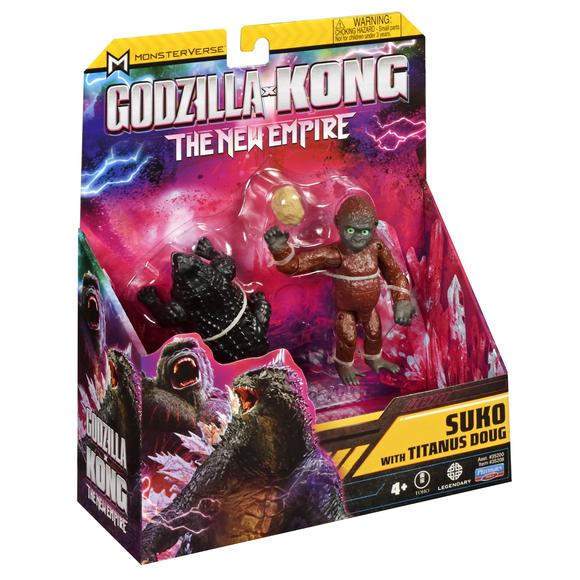 MonsterVerse two-figure-set pairs Suko and Titanus for imaginative duels
