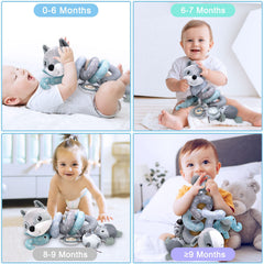 MONSTIME teether with textured surfaces for gum relief