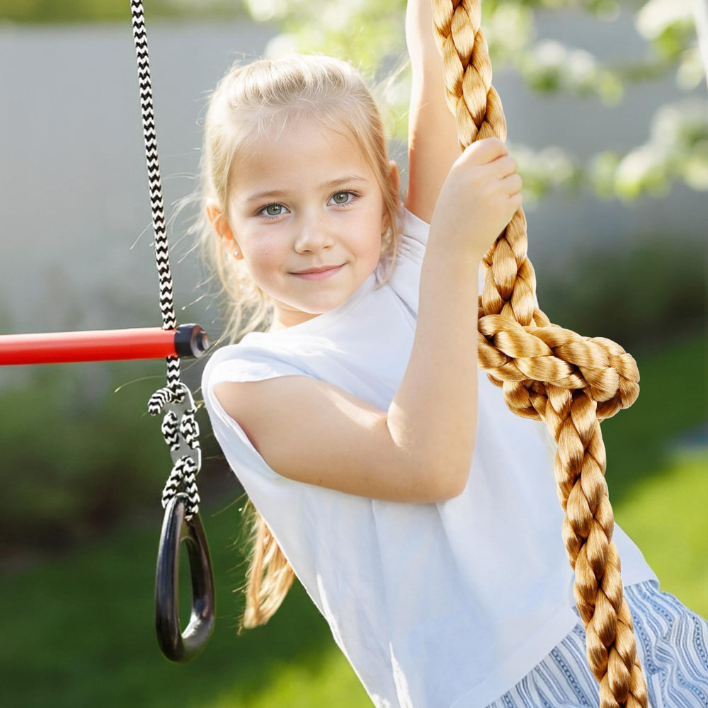 Mont Pleasant climbing rope tree branch install shows versatile outdoor anchoring options.